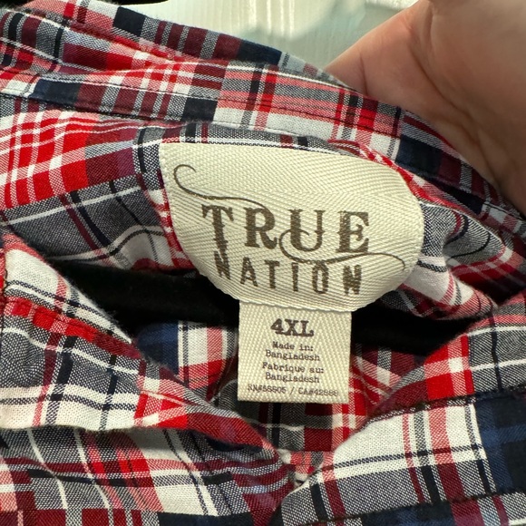 Men’s Short Sleeve Button Up Casual size 4XL - Picture 2 of 2